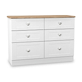 Marlowe 6 Drawer Chest White Oak from Roseland Furniture