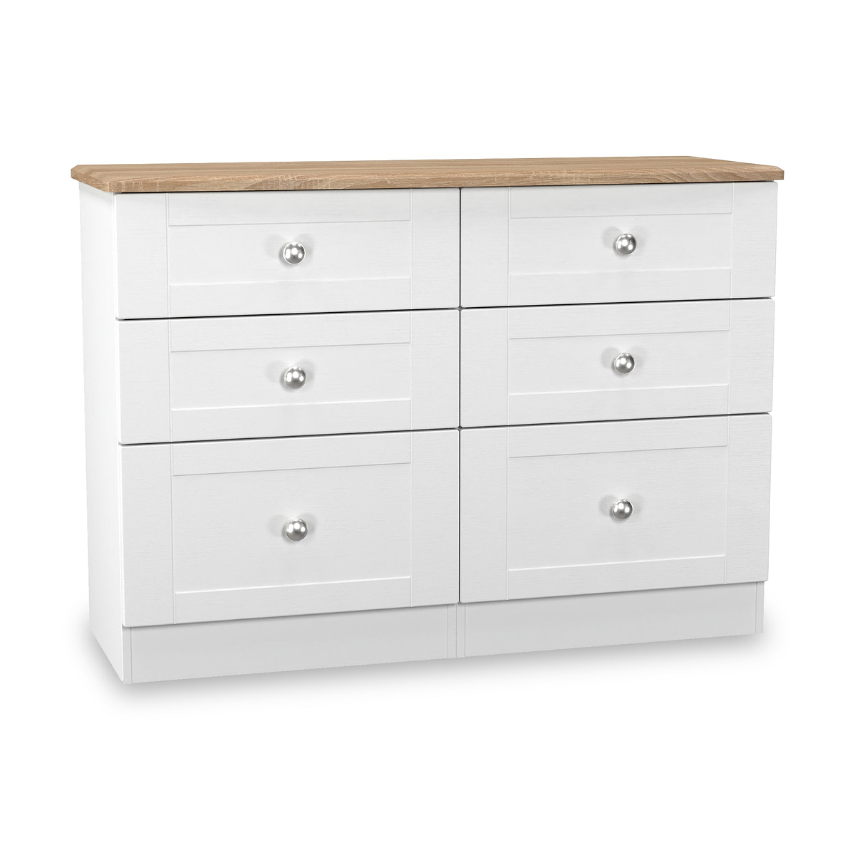 Marlowe 6 Drawer Chest White Oak from Roseland Furniture