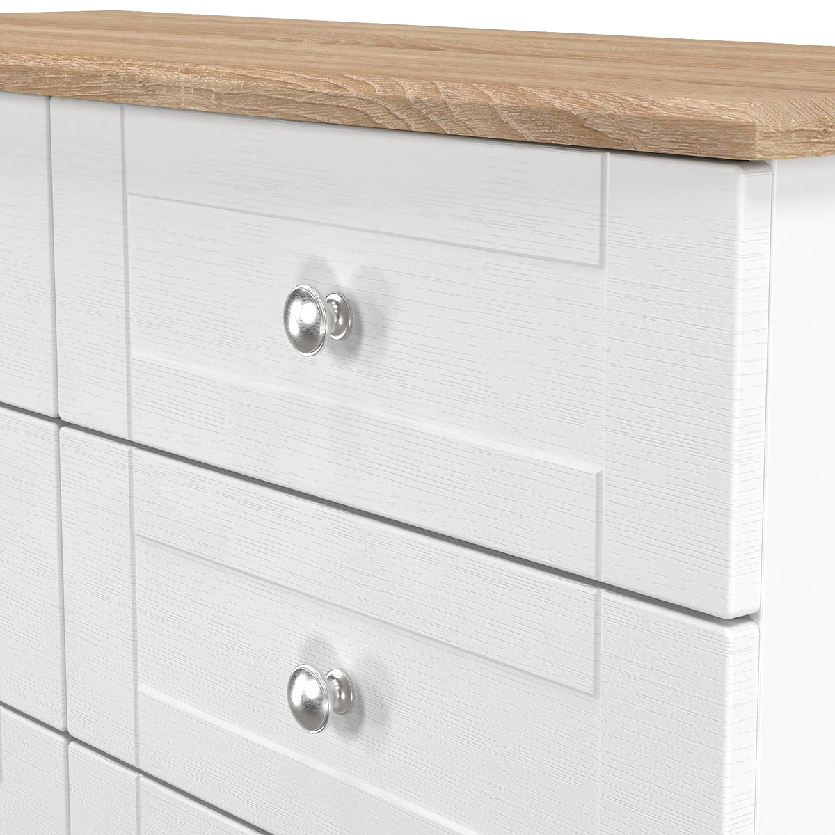 Marlowe 6 Drawer Chest White Oak from Roseland Furniture