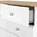 Marlowe 6 Drawer Chest White Oak from Roseland Furniture