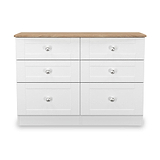 Marlowe 6 Drawer Chest White Oak from Roseland Furniture