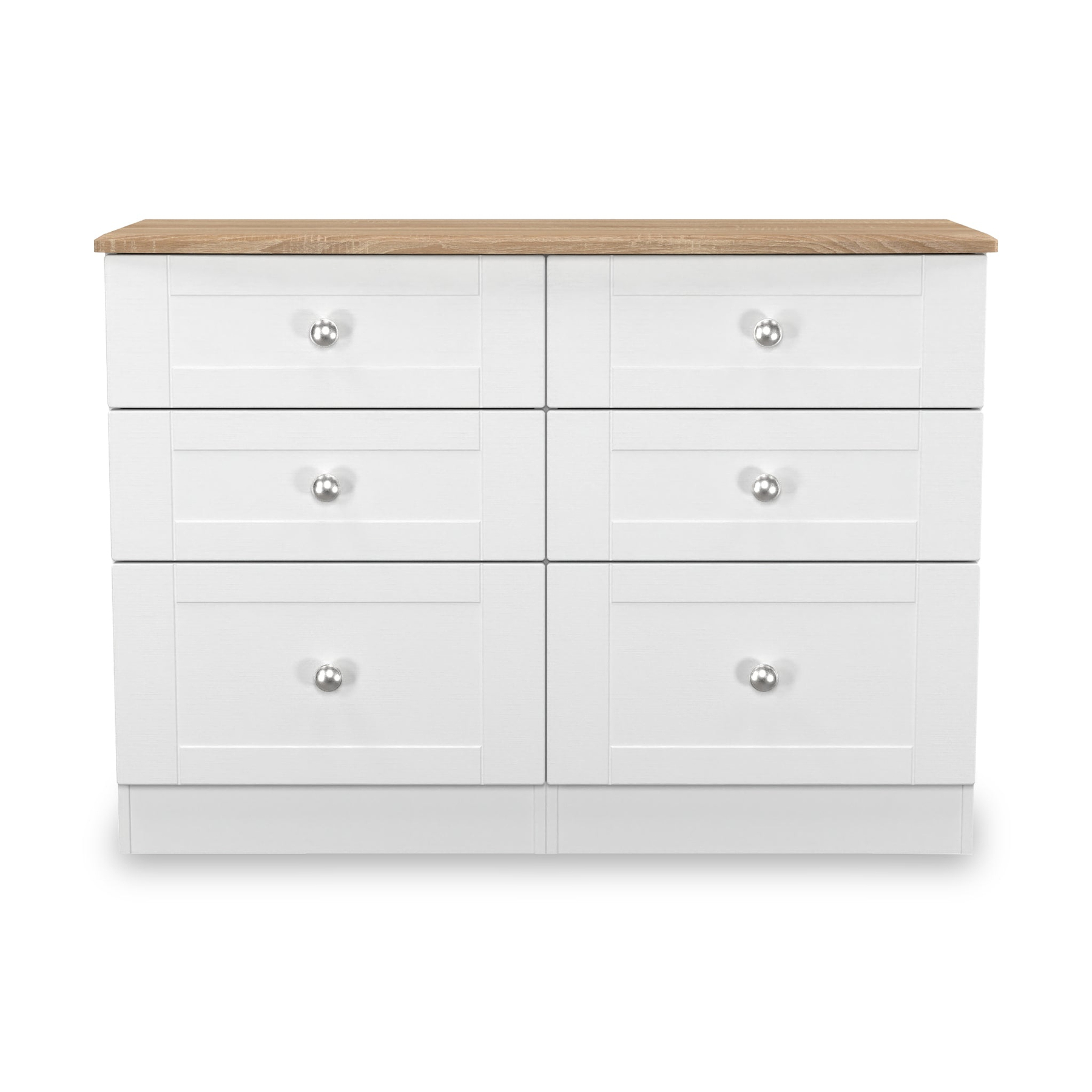 Marlowe 6 Drawer Chest White Oak from Roseland Furniture
