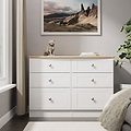 Marlowe 6 Drawer Chest White Oak from Roseland Furniture