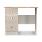 Marlowe 3 Drawer Dressing Table Cashmere Oak from Roseland Furniture