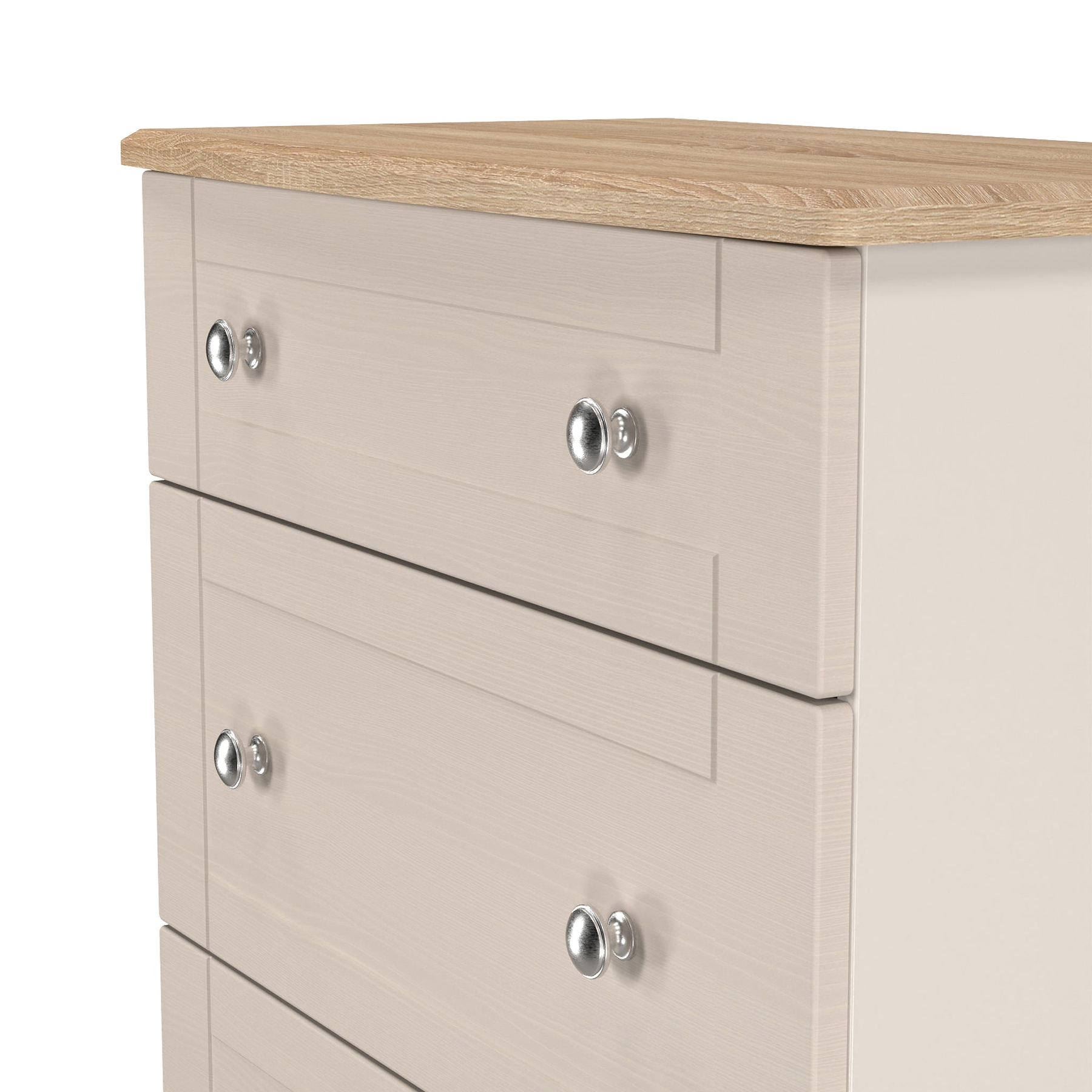 Marlowe 3 Drawer Deep Chest Cashmere Oak from Roseland Furniture