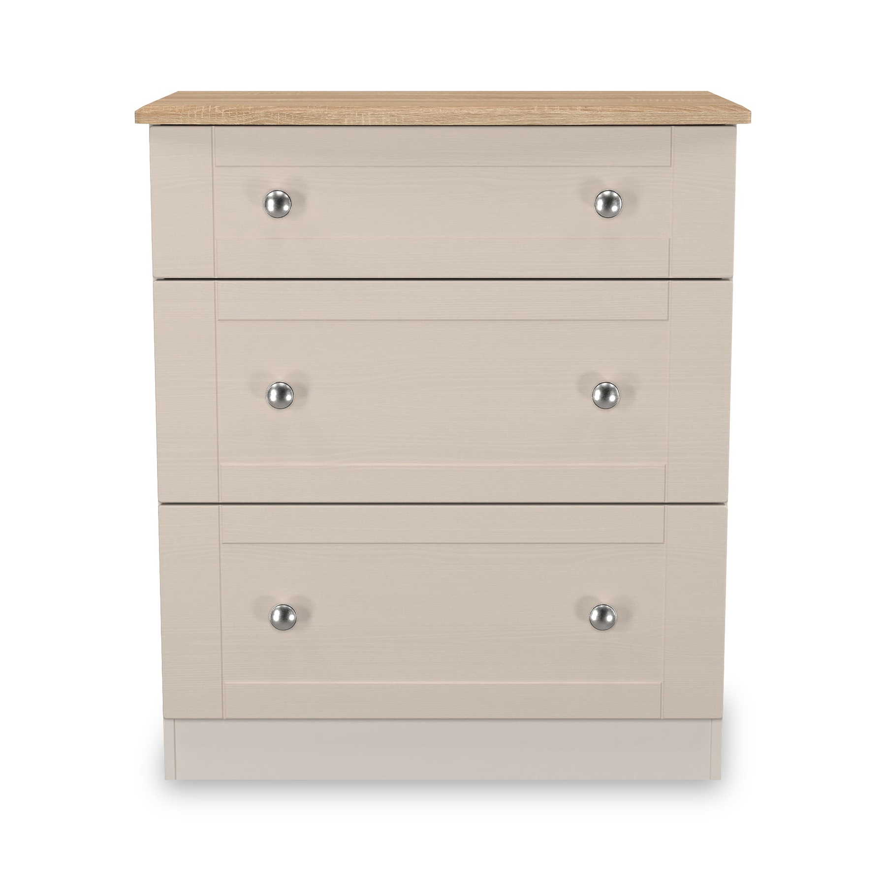 Marlowe 3 Drawer Deep Chest Cashmere Oak from Roseland Furniture