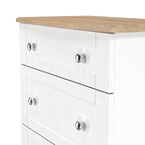 Marlowe 3 Drawer Deep Chest White Oak from Roseland Furniture
