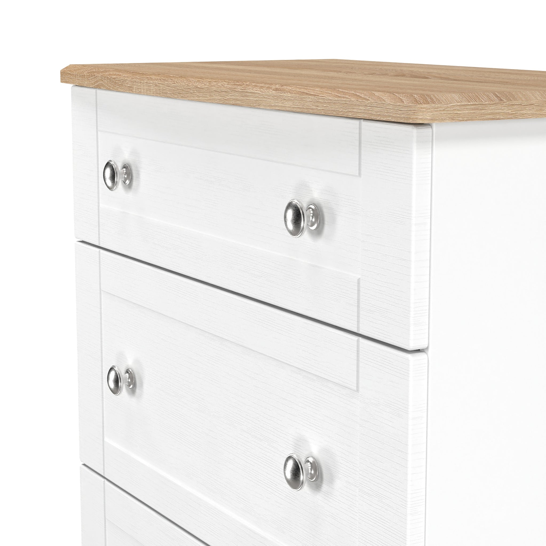 Marlowe 3 Drawer Deep Chest White Oak from Roseland Furniture