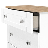 Marlowe 3 Drawer Deep Chest White Oak from Roseland Furniture