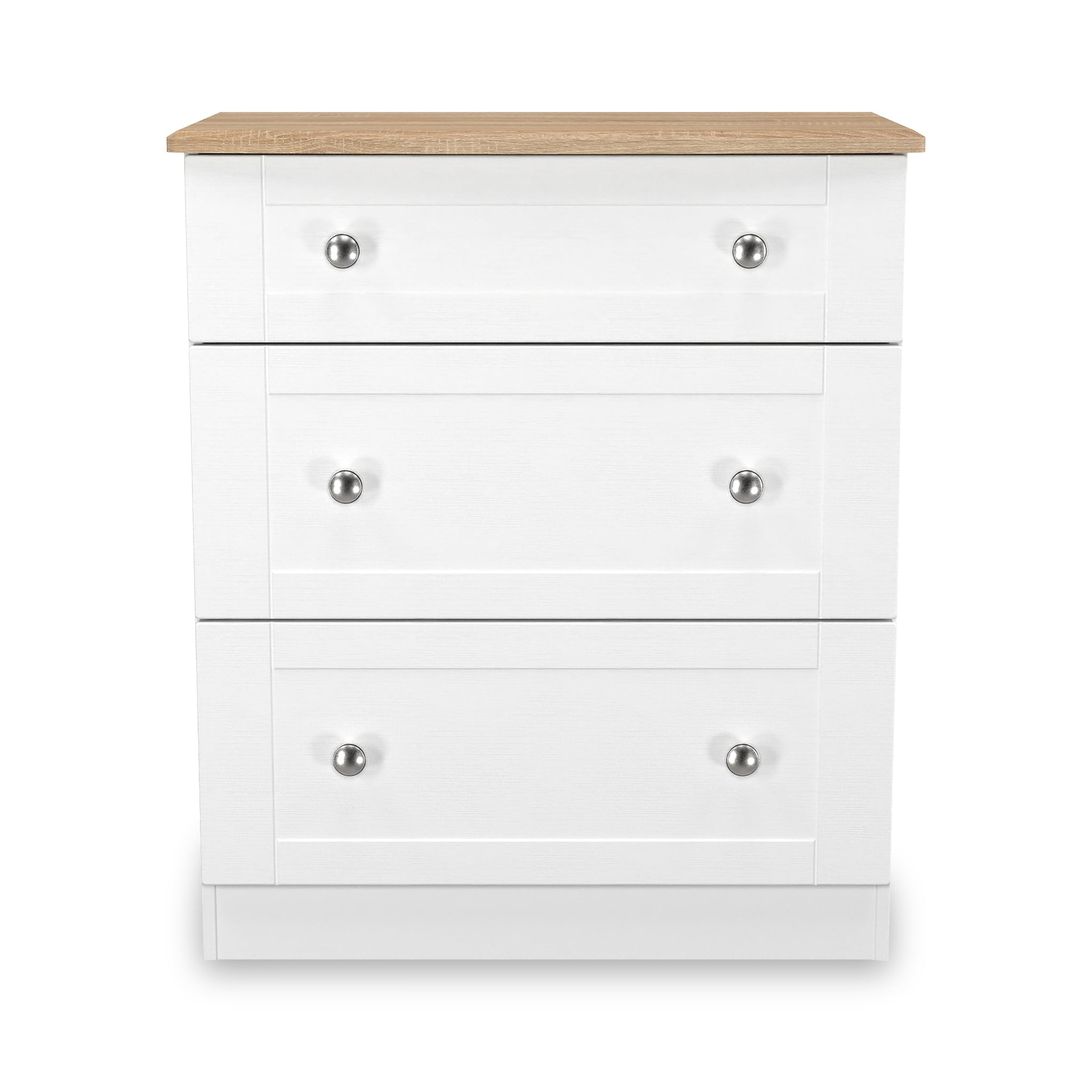 Marlowe 3 Drawer Deep Chest White Oak from Roseland Furniture