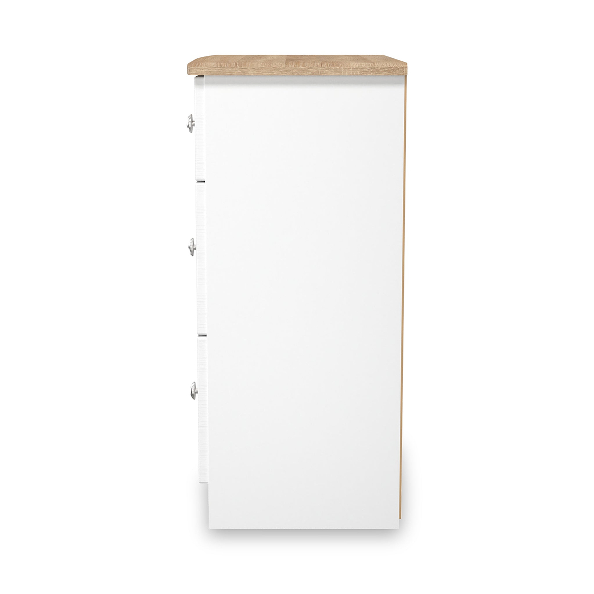 Marlowe 3 Drawer Deep Chest White Oak from Roseland Furniture
