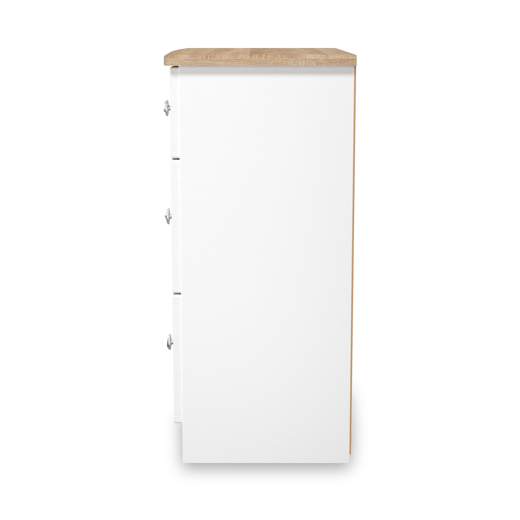 Marlowe 3 Drawer Deep Chest White Oak from Roseland Furniture