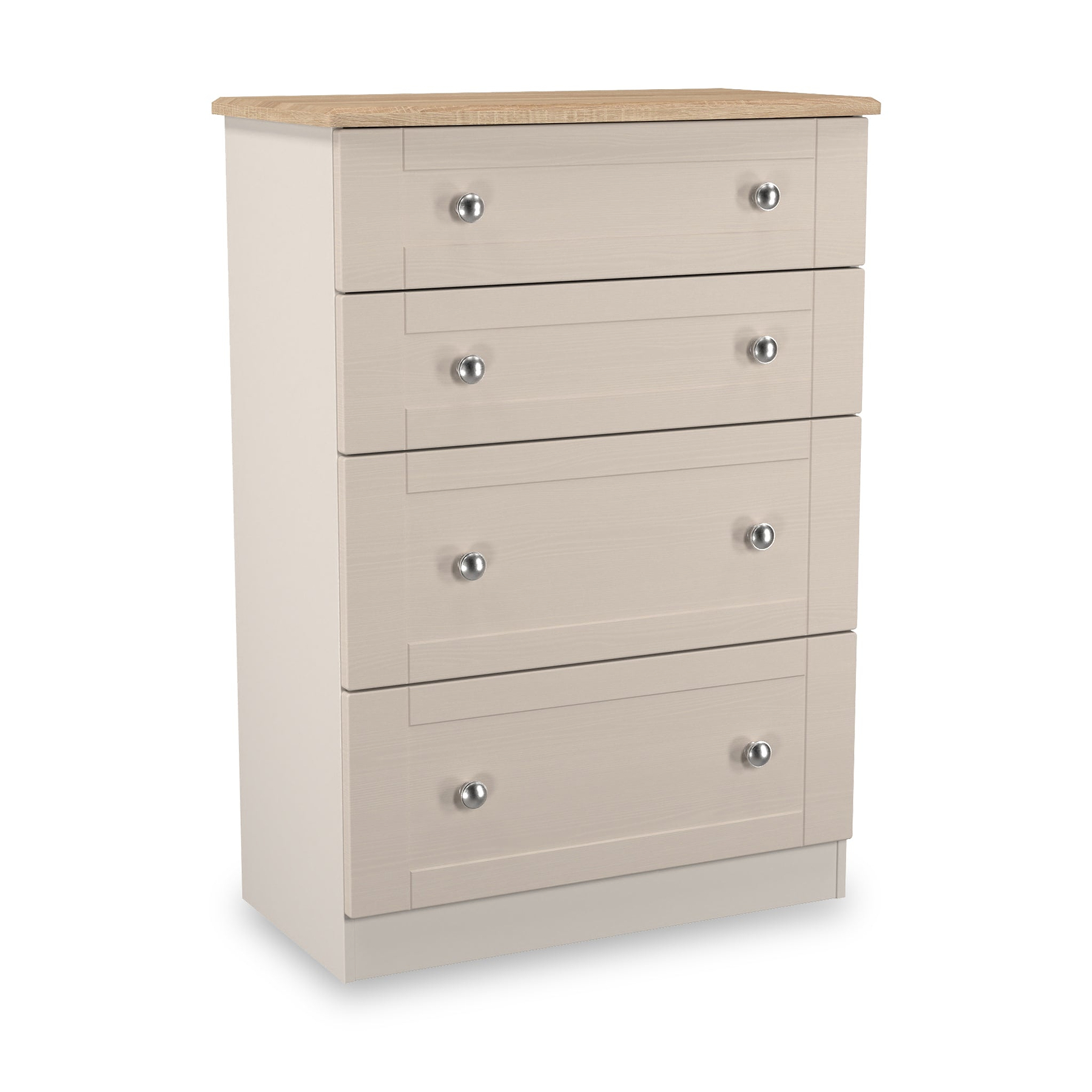 Marlowe 4 Drawer Deep Chest Cashmere Oak from Roseland Furniture