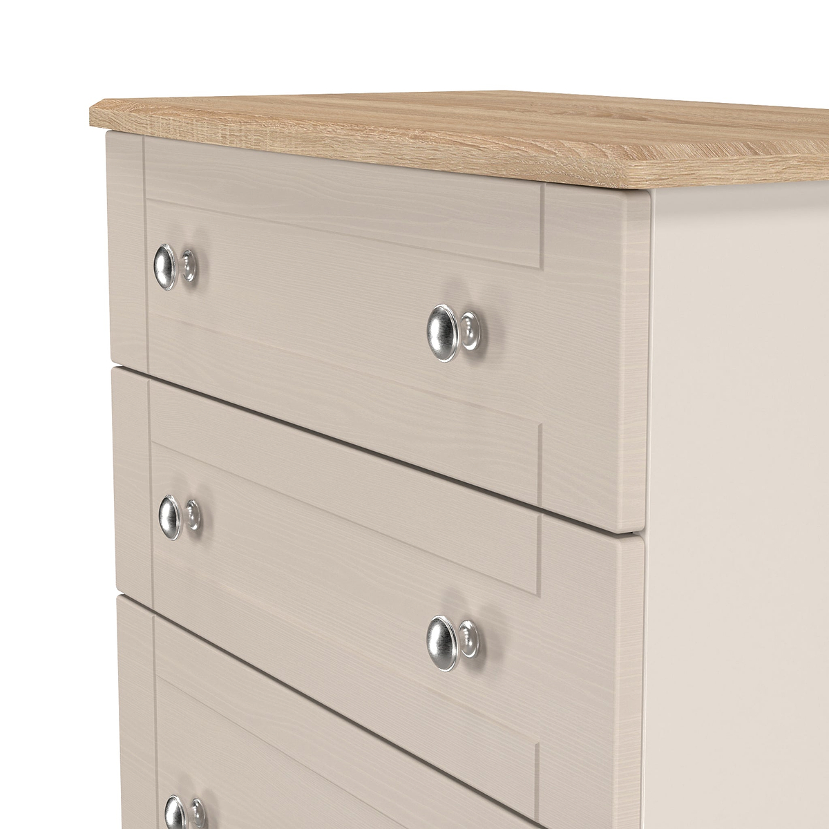 Marlowe 4 Drawer Deep Chest Cashmere Oak from Roseland Furniture