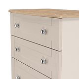 Marlowe 4 Drawer Deep Chest Cashmere Oak from Roseland Furniture