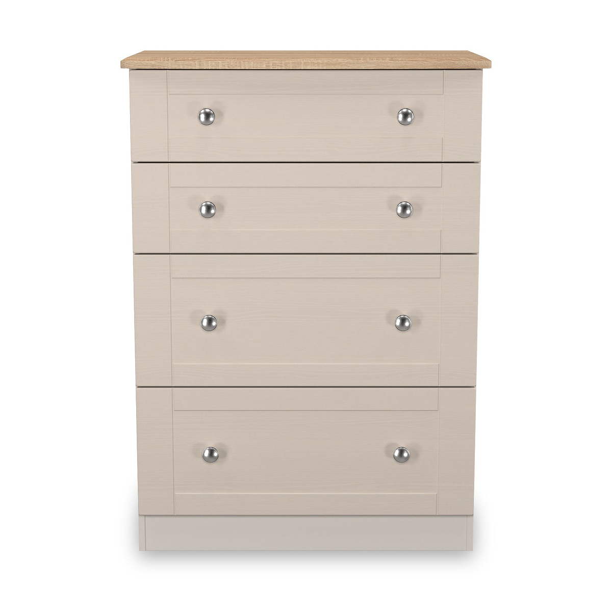 Marlowe 4 Drawer Deep Chest Cashmere Oak from Roseland Furniture