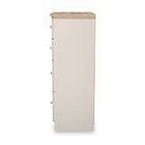 Marlowe 4 Drawer Deep Chest Cashmere Oak from Roseland Furniture