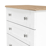 Marlowe 4 Drawer Deep Chest White Oak from Roseland Furniture