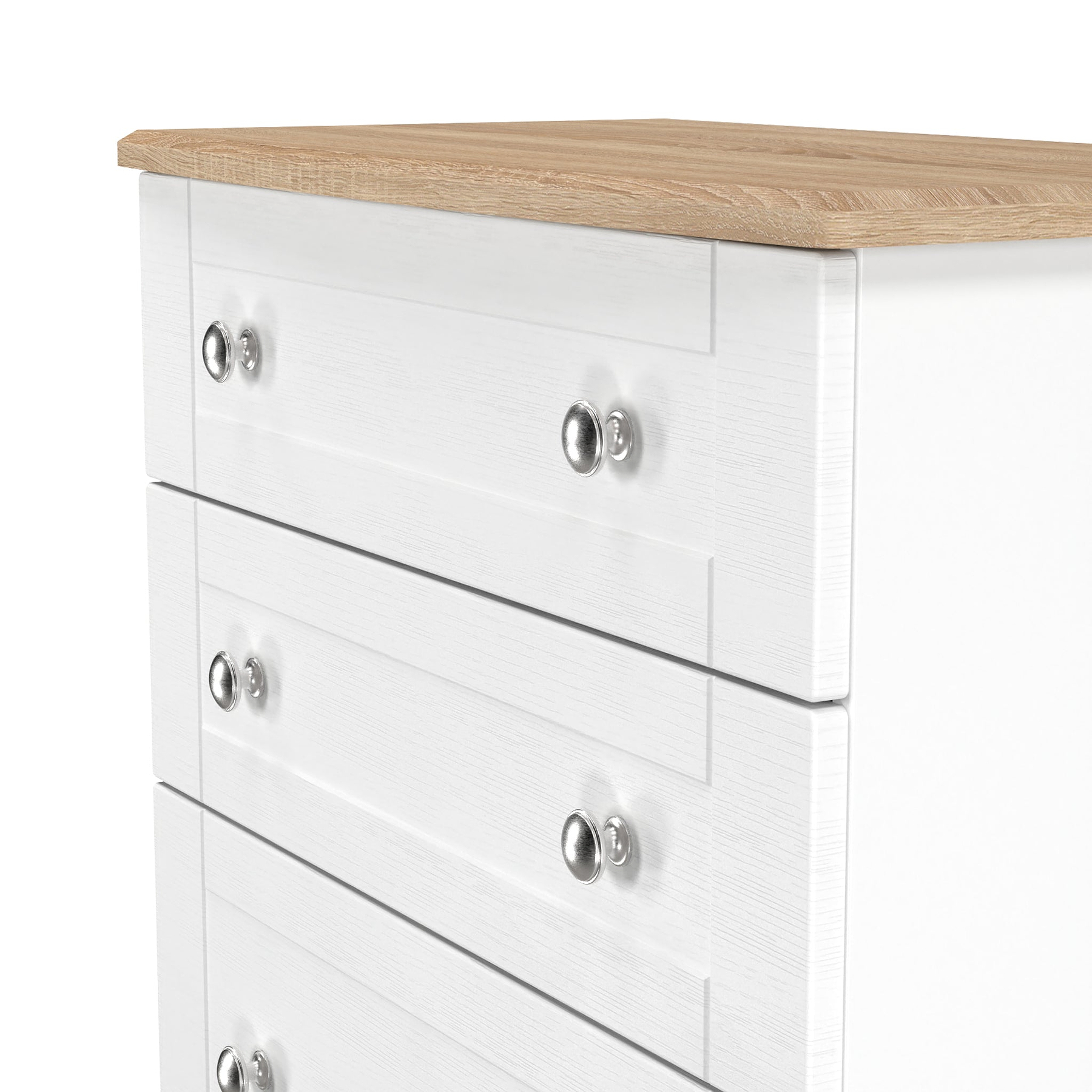 Marlowe 4 Drawer Deep Chest White Oak from Roseland Furniture