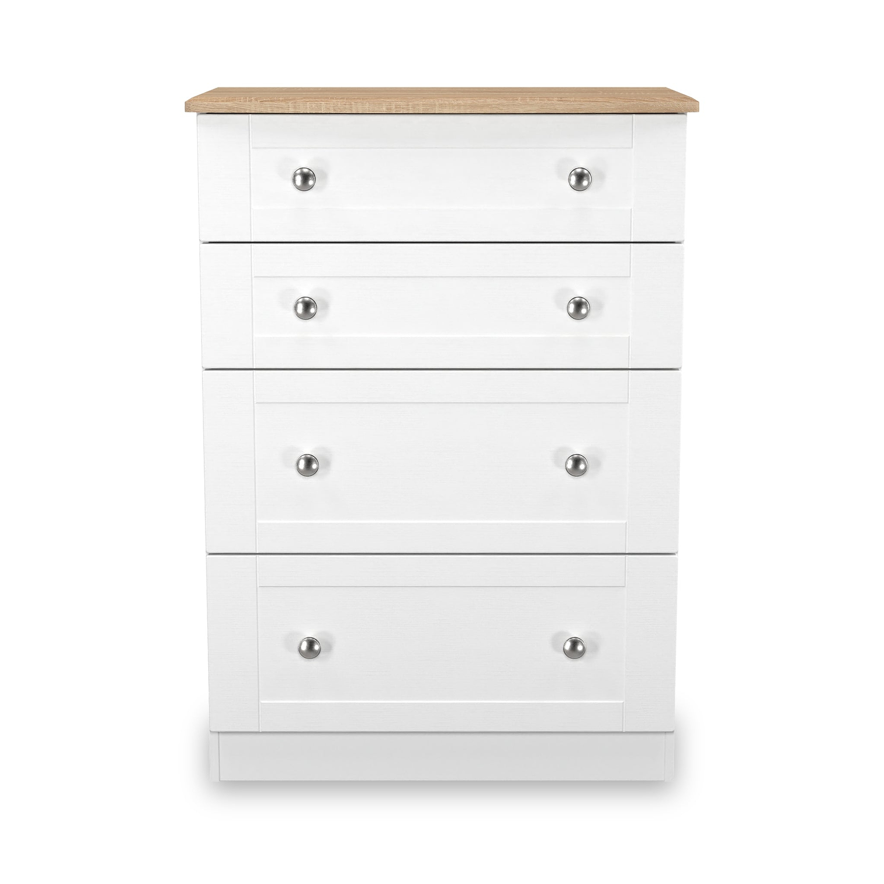 Marlowe 4 Drawer Deep Chest White Oak from Roseland Furniture