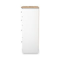 Marlowe 4 Drawer Deep Chest White Oak from Roseland Furniture