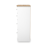 Marlowe 4 Drawer Deep Chest White Oak from Roseland Furniture