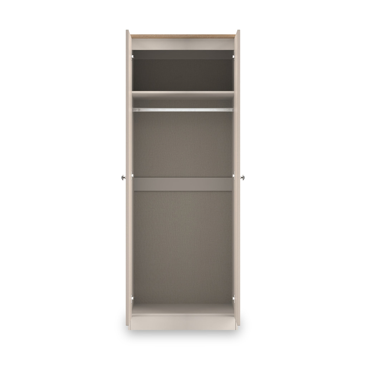 Marlowe Double Wardrobe Cashmere Oak from Roseland Furniture