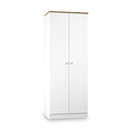 Marlowe Double Wardrobe White Oak from Roseland Furniture