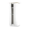 Marlowe Double Wardrobe White Oak from Roseland Furniture