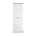 Marlowe Double Wardrobe White Oak from Roseland Furniture