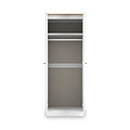 Marlowe Double Wardrobe White Oak from Roseland Furniture