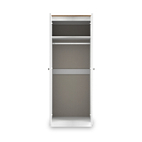 Marlowe Double Wardrobe White Oak from Roseland Furniture