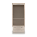 Marlowe Double Wardrobe With Drawers Cashmere Oak from Roseland Furniture