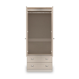 Marlowe Double Wardrobe With Drawers Cashmere Oak from Roseland Furniture