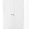 Marlowe Double Wardrobe With Drawers White Oak from Roseland Furniture