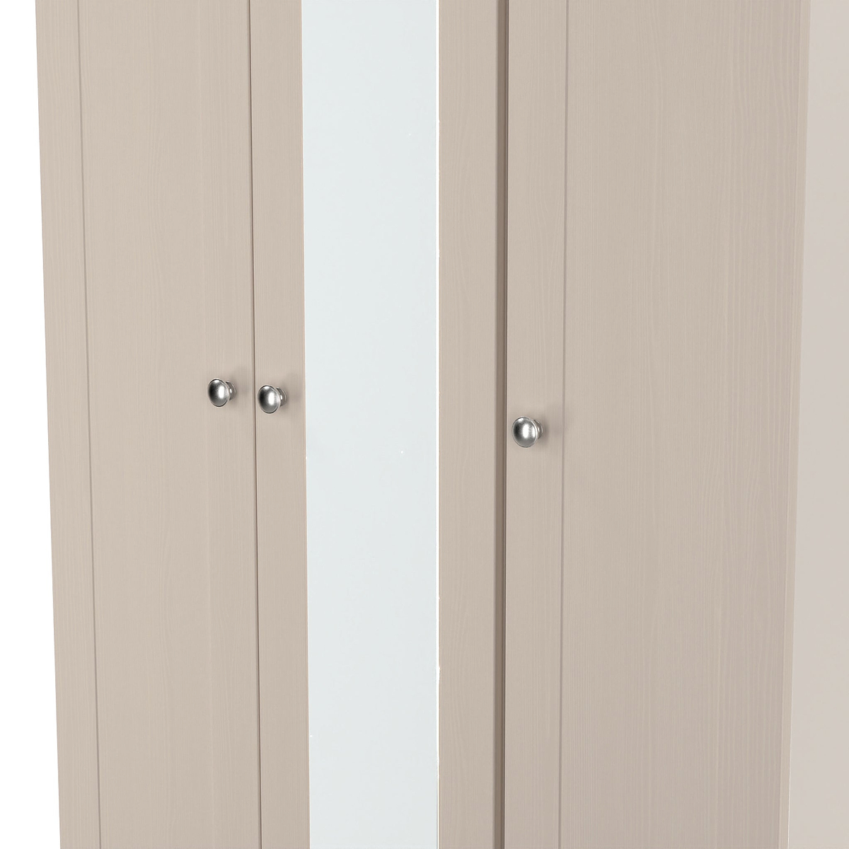 Marlowe Triple Mirrored Wardrobe Cashmere Oak from Roseland Furniture