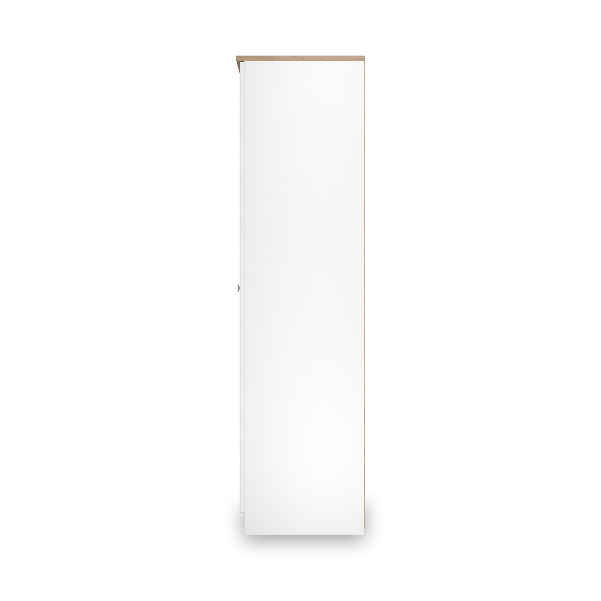 Marlowe Triple Mirrored Wardrobe White Oak from Roseland Furniture