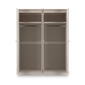 Marlowe 4 Door Mirrored Wardrobe Cashmere Oak from Roseland Furniture