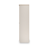 Marlowe 4 Door Mirrored Wardrobe Cashmere Oak from Roseland Furniture