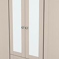 Marlowe 6 Door Wardrobe With Drawers Cashmere Oak from Roseland Furniture