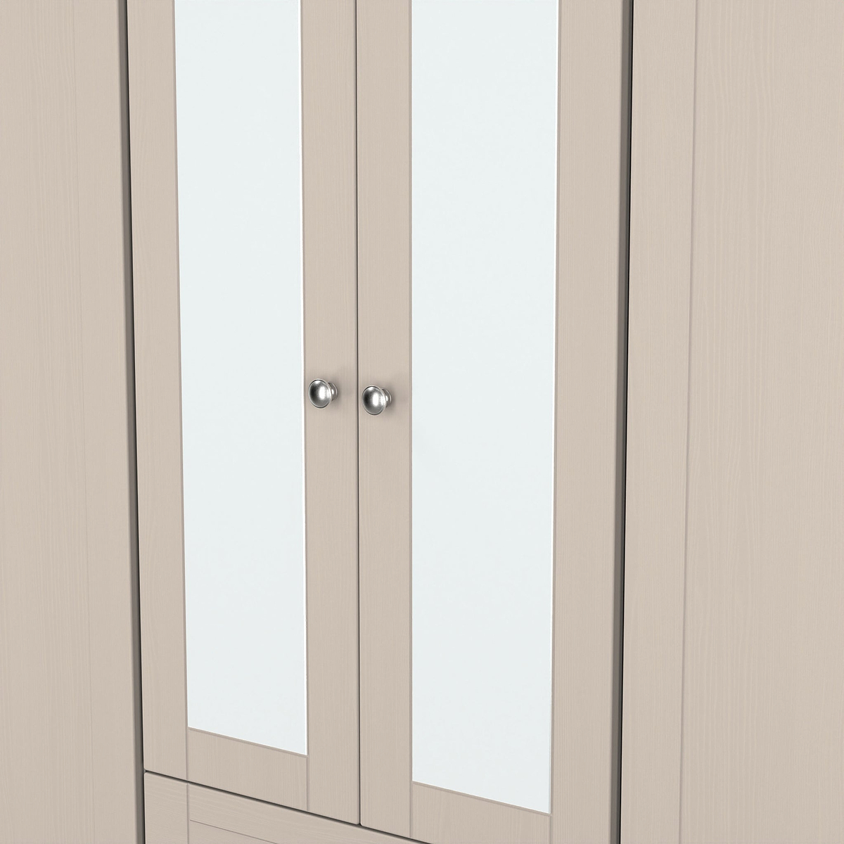 Marlowe 6 Door Wardrobe With Drawers Cashmere Oak from Roseland Furniture