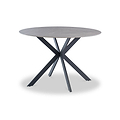 Perry Grey 120cm Sintered Stone Round Dining Table from Roseland Furniture