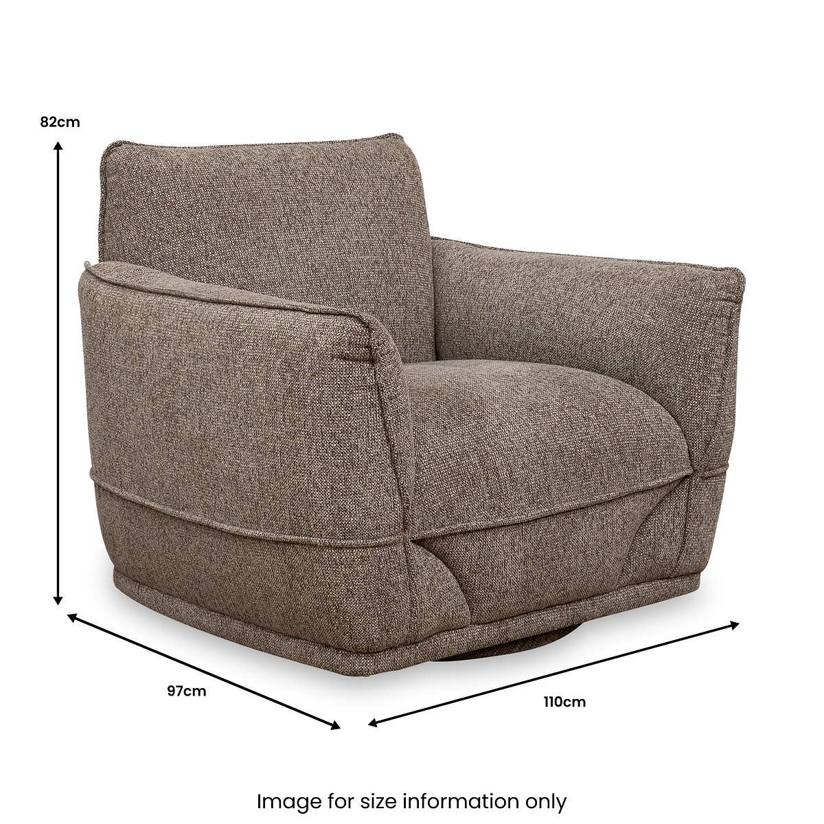 Radcliffe Swivel Armchair from Roseland Furniture