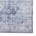Lincoln Blue Distressed Medallion Rug