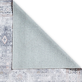 Lincoln Grey Distressed Medallion Rug