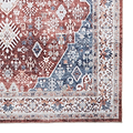 Lincoln Red Distressed Medallion Rug