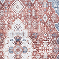 Lincoln Red Distressed Medallion Rug