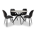 Chelsea-grey-stone-round-dining-table from Roseland Furniture