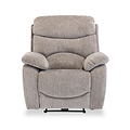 Eivor-Electric-Recliner-Armchair-Grey Front1 from Roseland Furniture