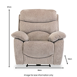Eivor-Electric-Recliner-Armchair-Mink from Roseland Furniture